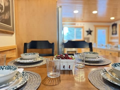 Kitchen table that seats 4.