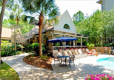 Sea Crest Resort Welcome Center and pool