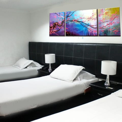 Hypo-allergenic bedding, down comforters, blackout drapes, free WiFi