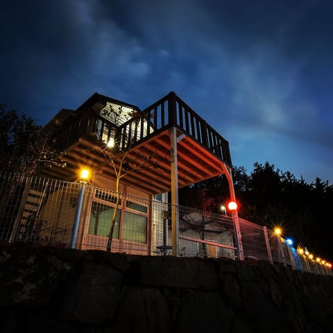 Front of property - evening/night