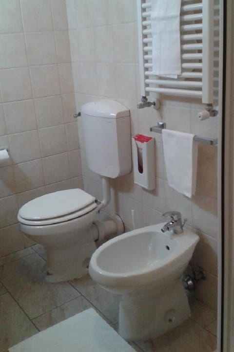 Senior Triple Room | Bathroom | Shower, hair dryer, towels