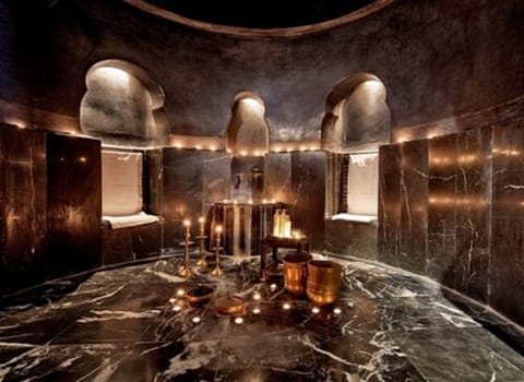 Turkish bath, body treatments, deep-tissue massages, sports massages