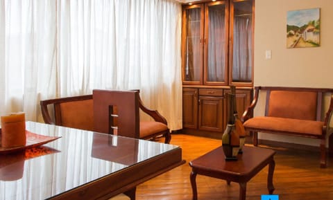 Superior Apartment, Kitchen | Living room | 32-inch TV with cable channels