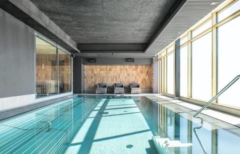 Indoor pool, outdoor pool