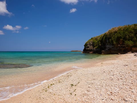 Beach nearby, white sand