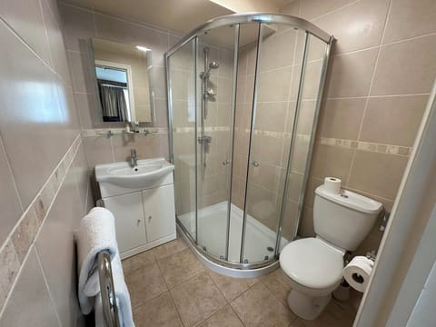 Deluxe Double Suite | Bathroom | Shower, free toiletries, hair dryer, towels