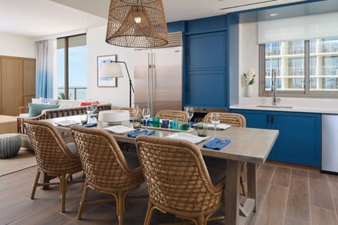 Penthouse, 2 Bedrooms (Coral Reef Penthouse) | Private kitchenette | Fridge, coffee/tea maker, eco-friendly cleaning products