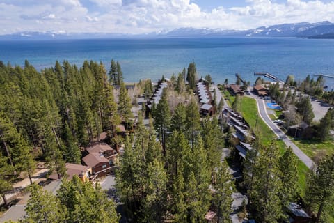 St Francis 14 Exterior Aerial of Complex and Lake Tahoe - St Francis 14 Exterior Aerial of Complex and Lake Tahoe