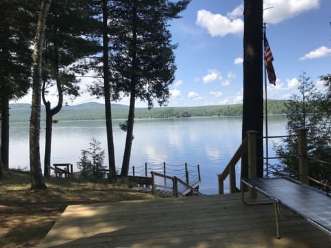 From the floating deck 