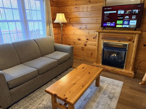 Living Room with Fireplace