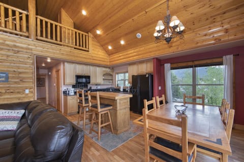 View of main living area.