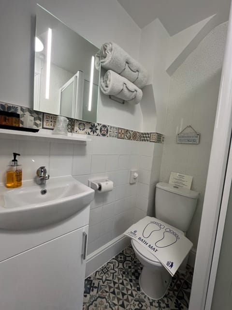 Superior Double Room (Room 4) | Bathroom | Shower, free toiletries, hair dryer, towels