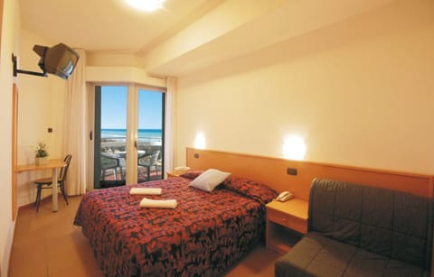 Classic Double or Twin Room, Partial Sea View | In-room safe, desk, free WiFi, bed sheets