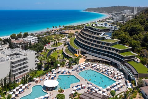 Indoor pool, 3 outdoor pools, open 9:00 AM to 6:00 PM, pool umbrellas