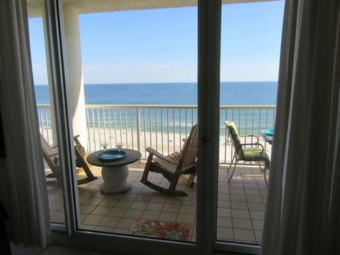 Direct Gulf and Beach View from the living area! Located on the 11th floor.