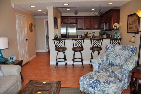  Living room and kitchen