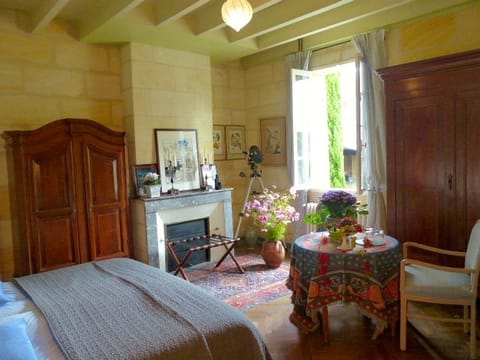 Double Room (Songe d'été) | Soundproofing, iron/ironing board, free WiFi, bed sheets
