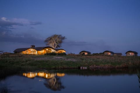 Front of property - evening/night