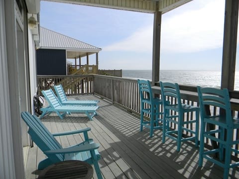 Gulf front deck