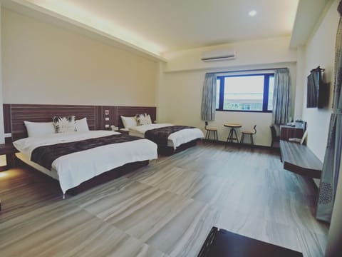 Standard Quadruple Room | 1 bedroom, premium bedding, down comforters, desk
