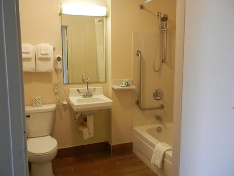 Free toiletries, hair dryer, towels, soap