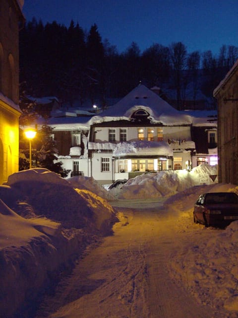 Front of property - evening/night