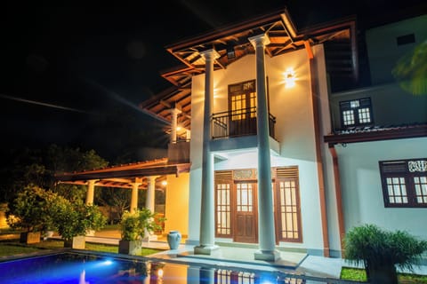 Front of property - evening/night