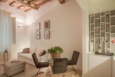 Apartment, 1 Bedroom | Living area | TV