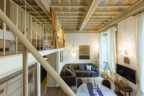 Apartment, 2 Bedrooms | Living area | TV