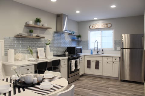 Spacious modern open kitchen