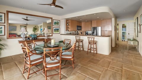 Whalers Cove at Koloa Landing #221 - Dining Kitchen & Entry - Parrish Kauai