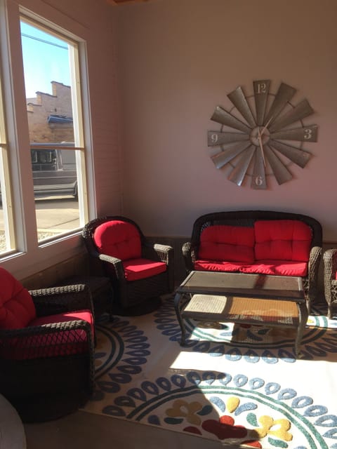 Screened porch for your relaxation!