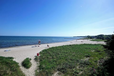 The Keyes Beach is just steps from the house!
