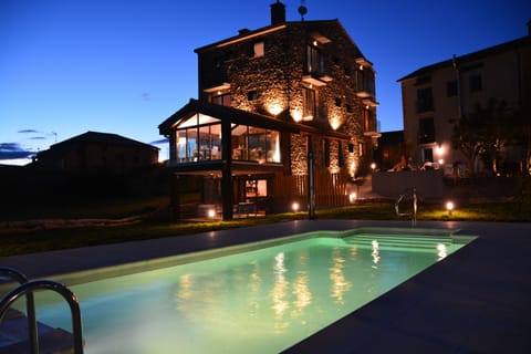 Front of property - evening/night