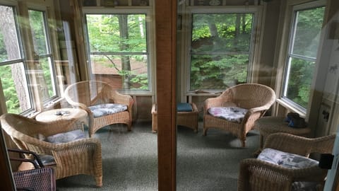 The Sunroom with views of the Lake