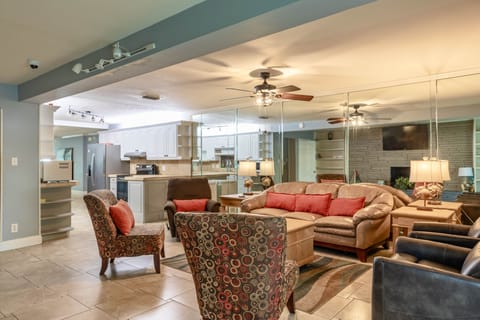 Front Living Room and Large Kitchen