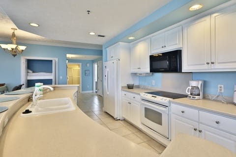 Fully stocked kitchen