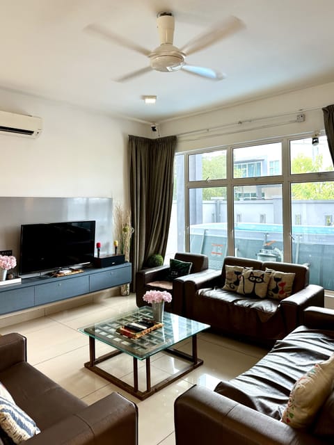 Premium Villa, 6 Bedrooms, Accessible, Balcony | Living area | 51-inch flat-screen TV with cable channels, TV