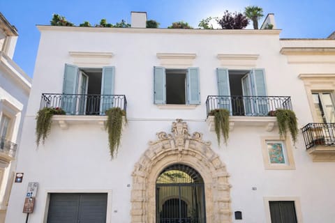 Facade of Palazzo Luceri (our apartment is to the side).  
