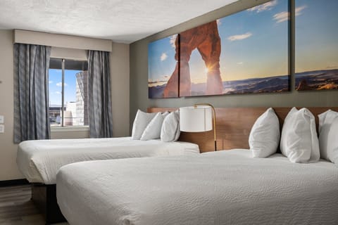 Room, 2 Queen Beds, Non Smoking | 1 bedroom, individually furnished, free WiFi, bed sheets