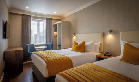 Standard Room, 2 Twin Beds | In-room safe, iron/ironing board, free WiFi, bed sheets