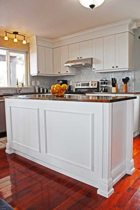 Crown molding and custom finishes that add timeless character.