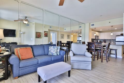 Sleeper sofa in the living room.