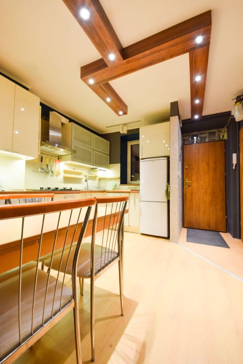 Basic Apartment, 1 Double Bed with Sofa bed, Kitchen | Private kitchen | Fridge, microwave, stovetop, dishwasher