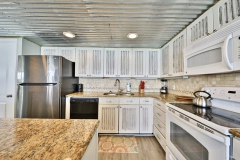 Fully stocked kitchen
