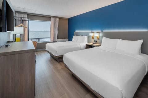 2 Queen Beds, Non Smoking, Group Floor | Desk, iron/ironing board, free cribs/infant beds, free WiFi
