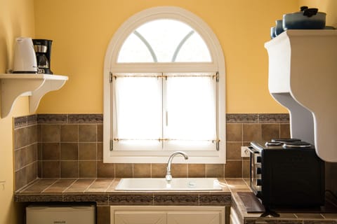 Villa, 2 Bedrooms, Balcony | Private kitchen | Fridge, oven, stovetop, coffee/tea maker