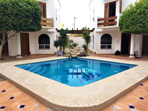 Indoor pool, outdoor pool