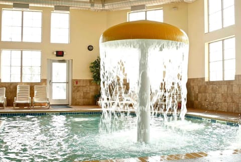 Indoor pool, open 8:00 AM to 11:00 PM, sun loungers