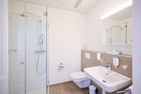 Premium Double Flex (Optional Sofa Bed - Self Setup) | Bathroom | Shower, hair dryer, towels